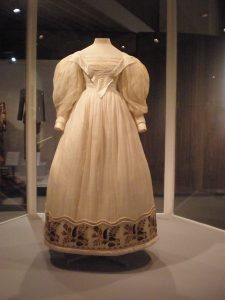 British or French wedding dress, circa 1930-1833