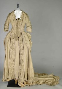 wedding dress, 1875