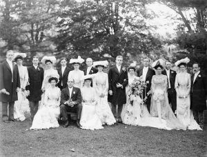 1890 wedding party