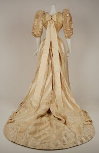 back view 1892 wedding dress