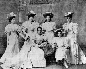 1895 wedding party