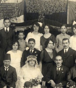 1914 Syrian wedding party