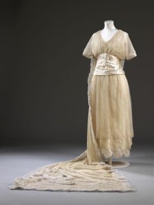 1914 wedding dress by Aida Woolf