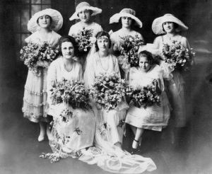 1919 wedding party