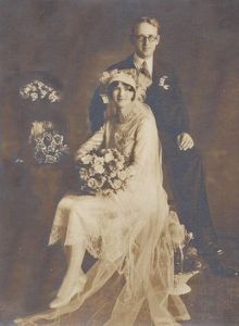 1928 bride & groom