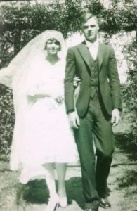 1929 bride & groom