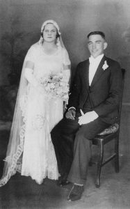 1933 bride & groom