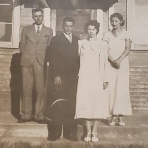 Wisconsin wedding party, 1935