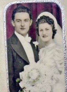 bride & groom, 1939