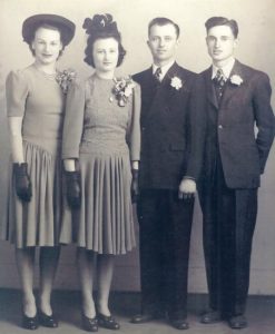 1941 wedding party