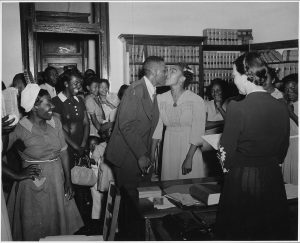 1941 wedding in Georgia courthouse