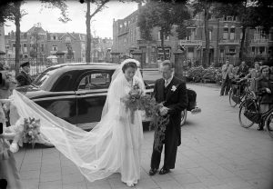 1952 Netherlands bride & groom