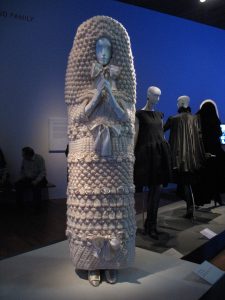 avant garde wedding ensemble by Yves St Laurent, 1965