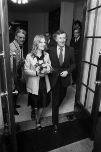 1971 bride & groom, Netherlands